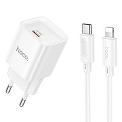 HOCO Charm 1-Port PD20W Charger C to iPhone (EU)