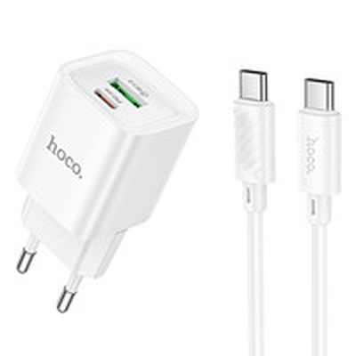 HOCO Charm PD20W+QC3.0 Charger C to C (EU)