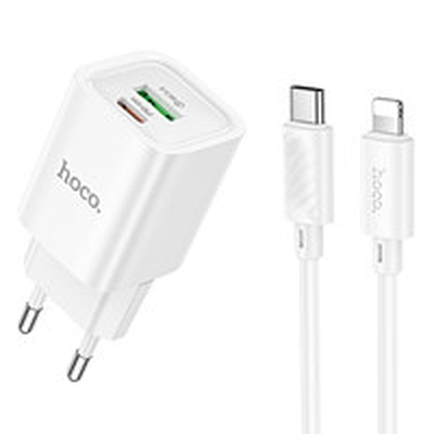HOCO Charm PD30W+QC3.0 Charger C to iPhone (EU)