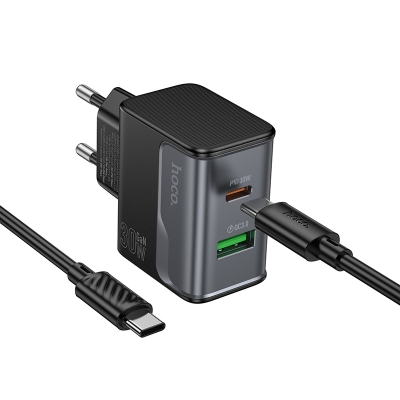 HOCO Star Speed PD30W+QC3.0 Charger C to C (EU)