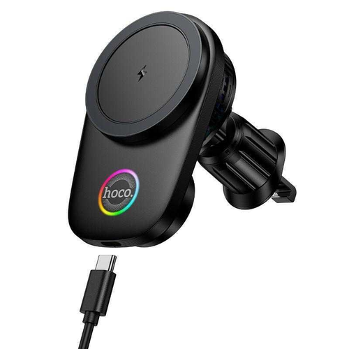 HOCO Electric Rotating Wireless Car Holder (Air Outlet)